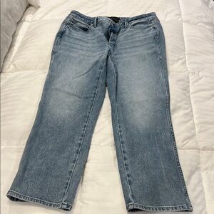 White House Black Market Light Blue Denim Jeans High Rise Straight Sculpt